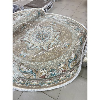 Круглый Ковер для Гостиной Медальон Дизайн 30441