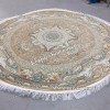 Иранский Ковер Для Гостиной Дизайн 30602 Круг
